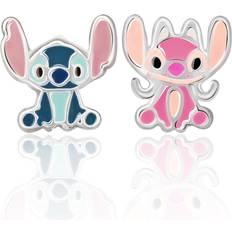 Earrings Disney girl's lilo and stitch sterling silver mismatch stud earrings