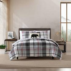 Black Bedspreads Eddie Bauer King Comforter Set Reversible Microsuede Bedding with Matching Sham Bedspread Black