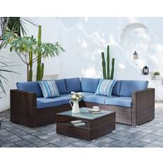 Garden & Outdoor Furniture GRS Nia Brown Outdoor Lounge Set