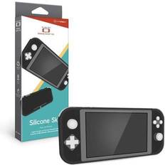 Hyperkin silicone skin console case for nintendo switch lite - black