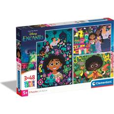 Clementoni 25286 Supercolor Disney Encanto-3 Puzzle mit 48 Teile Ab 5 Jahren, Buntes Kinderpuzzle Mit Besonderer Leuchtkraft & Farbintensität, Geschicklichkeitsspiel Für Kinder