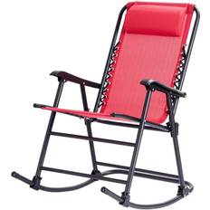 Foldable Outdoor Rocking Chairs Costway Folding Zero Gravity Rocking Chair Rocker