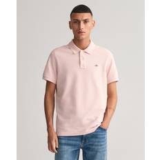 Gant Pink Polo Shirts Gant Men Regular Fit Shield Piqué Polo Shirt