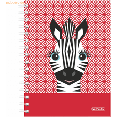 Herlitz Kollegieblok m/Spiralryg A5 Zebra