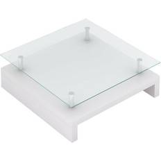 Coffee Tables vidaXL Glass Top Coffee Table 30.3x30.3"