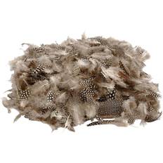 Creativ Company Fjädrar Creativ Company Guinea Fowl Feathers Natural 50g
