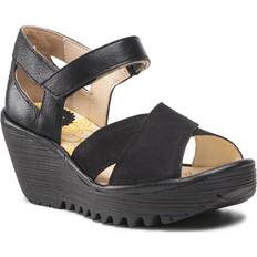 Fly London Pantoffeln & Hausschuhe Fly London Sandalen P501365000 Schwarz