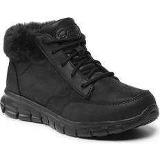 Microvezel Laarzen Skechers Synergy Warm Seeker Water Repellent - Black