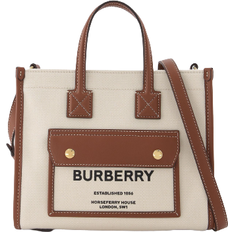 Burberry Totes & Shopping Bags Burberry Freya Mini Tote - Natural/Tan