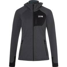 Women's Polartec Power Grid Full Zip Fleecejakke - Sort