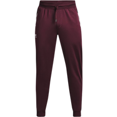 Under Armour Men's Sportstyle Joggers - Dark Maroon/White