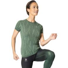 Course à pied Hauts de Couche de Base Odlo T-shirt Zeroweight Ceramicool Pour Femme - Vert