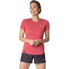 Hardlopen - Roze Ondershirts Odlo Damen Laufshirt Zeroweight Engineered Chill-Tec