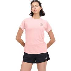New Balance Impact T-shirt Dame - Pink