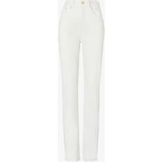 Tory Burch Bekleidung Tory Burch Mid-Rise Straight Jeans Weiß