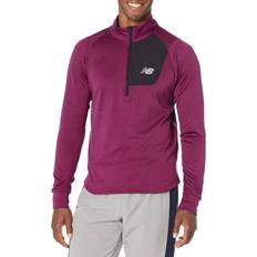 New balance half zip New Balance Heat Grid Half Zip Trøje - Rød