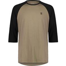 Brown - Men Base Layers Mons Royale Tarn Merino Shift Raglan 3/4