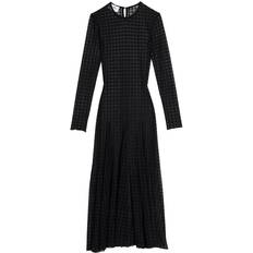 Dresses Ami Paris Black Gingham Midi Dress