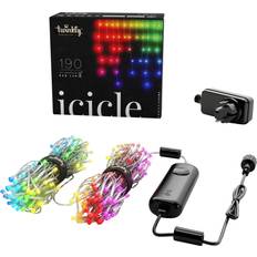 Acrílico Cadenas de Luces Twinkly Icicle RGB Cadena de Luces 190 Lámparas