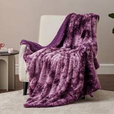 Bedsure Fuzzy Blankets Purple (152.4x127cm)