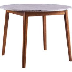 Silver Dining Tables Teamson Home Versanora Dining Table 101.6x101.6cm