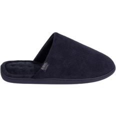 Cotton/Textile - Men Slippers Totes Airtex Suedette Mule - Navy