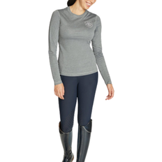 Asmar Equestrian Sustainable Logo Tee - Heather Grey