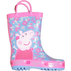 Peppa Pig Girls Peppa Pig Flower Character Wellies - Blue/Pink