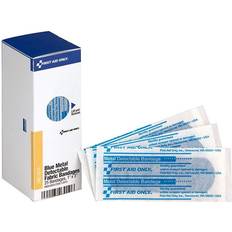 Plasters First Aid Only SmartCompliance Blue Metal Detectable Bandage 25-pack