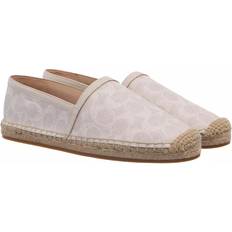 Schnürung - Weiß Halbschuhe Coach Klassische Slipper weiss Espadrille