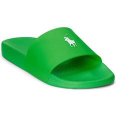 Laced Slides Polo Ralph Lauren Man Sandals Green Thermoplastic polyurethane