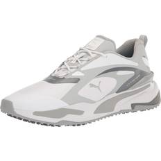 Puma Men's Gs-Fast Spikeless Golf Shoes 7006508- White/High Rise/Quiet Shade