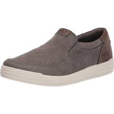 Nunn Bush mens Kore City Walk Canvas Moc Toe Slip-on Sneaker, Cement