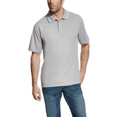 Ariat Men Polo Shirts Ariat Men's Tek Polo Shirt - Grey