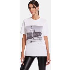 Wolford Tops Wolford Newton t-shirt stonegrey grey shirt short sleeve fotografie