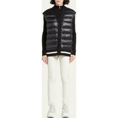 Moncler Bukser & Shorts Moncler Satin Joggingbukser Dame - Sort