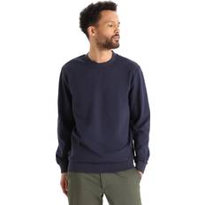 Icebreaker Men Sweaters Icebreaker Men's Central II LS Sweatshirt Midnight Navy Midnight Navy