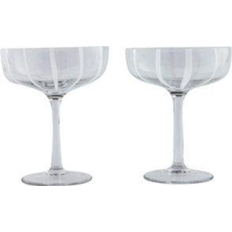 Hvid Champagneglas OYOY Mizu Champagneglas 2stk