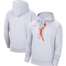 Women's WNBA Hoodie White/Brilliant Ornge