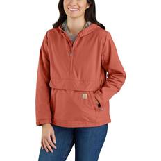 Carhartt Women's Lightweight Anorak Rain Jacket Terracotta