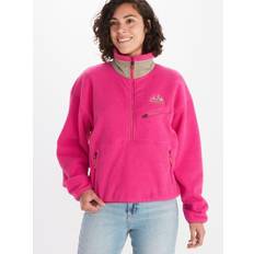 Marmot 94 E.C.O. Recycled Fleece Pullover Women - Fuchsia Red/Vetiver