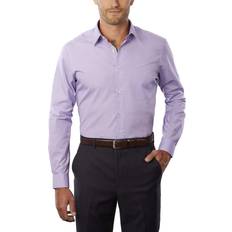 Purple Shirts Van Heusen Men's Athletic Fit Poplin Dress Shirt - Lavender