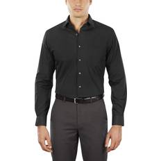 Shirts Van Heusen Men's Athletic Fit Poplin Dress Shirt - Black