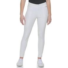 Calvin Klein White Trousers Calvin Klein Women's Everyday Ponte Fitted Pants, Soft White