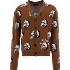 Amiri Cardigans Amiri Wes Lang Repeat Skull Cardigan