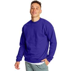 Hanes Men's Ecosmart Fleece Sweatshirt - Purple
