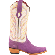 Purple - Women High Boots Ferrini Candy - Purple/Cream