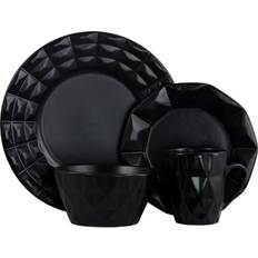 Retro Chic 16 Pc Glazed Dinnerware