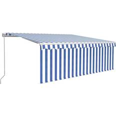 Rullgardin 300cm vidaXL Manual Retractable Awning with Blind 450x300cm