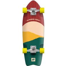 Hydroponic Fish Complete Cruiser Skateboard 28" - Sun Red